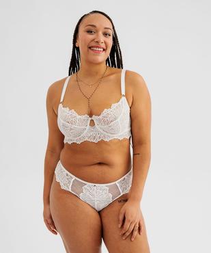 Tanga en dentelle femme grande taille vue3 - GEMO(HOMWR FEM) - GEMO