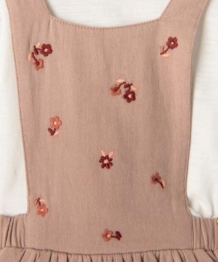 Ensemble 2 pièces bébé fille - Tee-shirt et robe vue2 - GEMO(BEBE DEBT) - GEMO