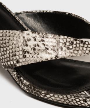 Mules à talon large et entredoigt femme - Follow Me vue6 - FOLLOW ME - GEMO