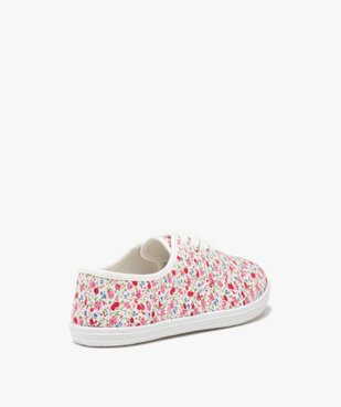 Baskets femme en toile à semelle fine et fermeture lacets vue5 - GEMO (SPORTSWR) - GEMO