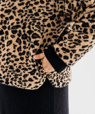 Veste courte réversible imprimée femme grande taille vue4 - GEMO 4G GT - GEMO