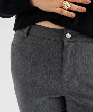 Pantalon regular en viscose stretch femme grande taille vue5 - GEMO (G TAILLE) - GEMO