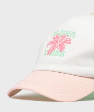 Casquette en mesh et coton avec motif fleur exotique motif fille vue2 - GEMO (ACCESS) - GEMO