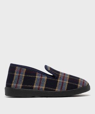 Chaussons confort à motif tartan homme vue2 - G'FLEX GEMO FOR GOOD - GEMO