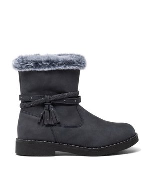 Boots fourrées à brides et zip pratique fille vue1 - GEMO (ENFANT) - GEMO