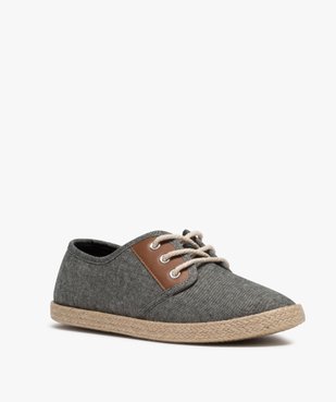 Derbies femme souples en toile et lacets cordelette vue2 - GEMO (SPORTSWR) - GEMO
