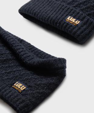 Ensemble 2 pièces bonnet et snood doublés polaire bébé - LuluCastagnette vue2 - LULUCASTAGNETTE - GEMO