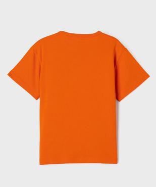 Tee-shirt manches courtes avec poche poitrine garçon vue3 - GEMO (ENFANT) - GEMO