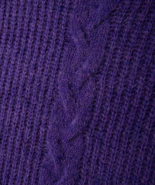 Pull fille col montant avec torsade sur l’avant vue3 - GEMO (JUNIOR) - GEMO