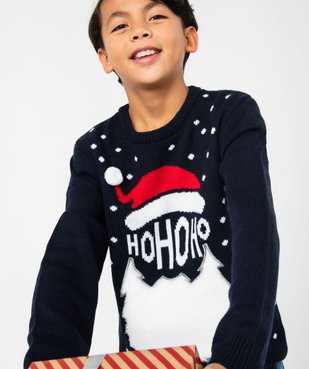 Pull de Noël avec motif peluche garçon vue5 - GEMO (JUNIOR) - GEMO