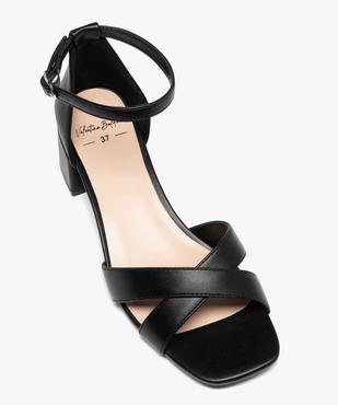 Sandales à brides croisées et talon fermé femme - Valentina Baldano vue6 - VALENTINA BALDA - GEMO