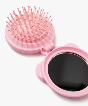 Brosse à cheveux pliante motif ourson fille vue1 - GEMO (ACCESS) - GEMO