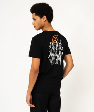 Tee-shirt manches courtes en coton imprimé homme - Naruto vue3 - NARUTO - GEMO