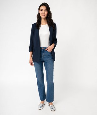 Veste de tailleur à manches 3/4 femme vue5 - GEMO(FEMME PAP) - GEMO