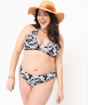 Bas de maillot de bain femme grande taille coupe classique vue3 - GEMO (PLAGE) - GEMO