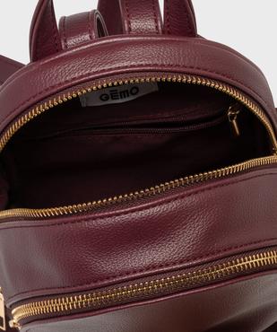 Sac à dos format compact femme vue3 - GEMO (ACCESS) - GEMO