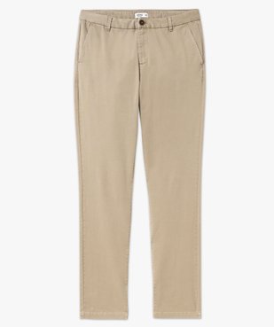 Pantalon chino coupe Slim homme vue4 - GEMO 4G HOMME - GEMO