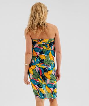 Paréo à motifs fleuris femme vue7 - GEMO (ACCESS) - GEMO
