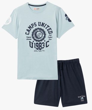 Pyjashort homme imprimé - Camps United vue4 - CAMPS UNITED - GEMO