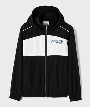 Blouson coupe-vent imperméable à capuche garçon vue1 - GEMO (JUNIOR) - GEMO