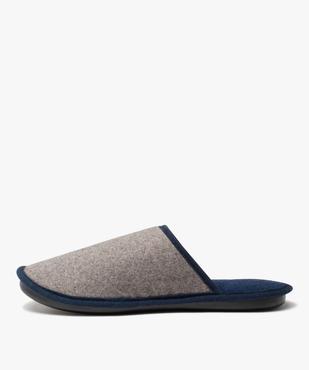 Chaussons homme mules fabriquées en France - Goxo vue3 - GOXO - GEMO