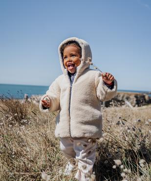 Manteau à capuche réversible et déperlant bébé fille vue7 - GEMO(BEBE DEBT) - GEMO
