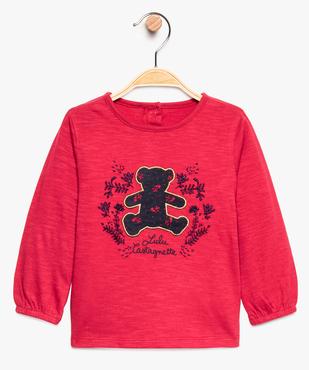 Tee-shirt bébé fille à broderie dorée – Lulu Castagnette vue1 - LULUCASTAGNETTE - GEMO