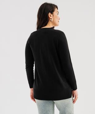 Gilet long porté ouvert femme vue7 - GEMO(FEMME PAP) - GEMO