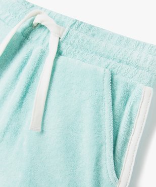 Ensemble bébé fille 2 pièces : short + débardeur en éponge vue3 - GEMO(BEBE DEBT) - GEMO
