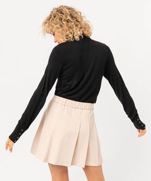 Pull à col roulé en maille fine femme vue3 - GEMO 4G FEMME - GEMO