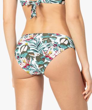 Bas de maillot de bain femme à motifs fleuris vue2 - GEMO (PLAGE) - GEMO