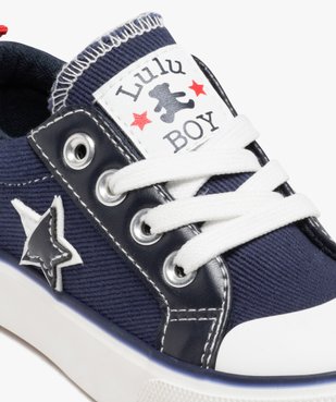 Baskets bébé garçon zippées dessus toile – LuluCastagnette vue6 - LULU CASTAGNETT - GEMO