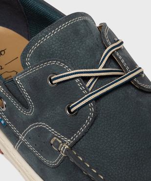 Chaussures bateau dessus cuir homme - Tanéo vue6 - TANEO GEMO FOR GOOD - GEMO