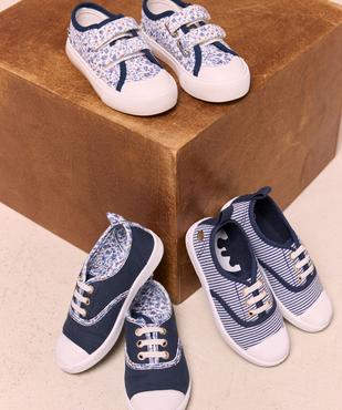 Tennis en toile à semelle fine et bout couvert fille - LuluCastagnette vue6 - LULUCASTAGNETTE - GEMO