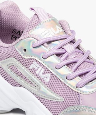 Baskets fille running en mesh et matière irisée – Fila Felice vue6 - FILA - GEMO
