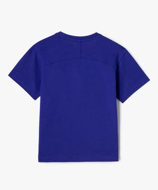 Tee-shirt manches courtes coupe oversize thème sport garçon vue4 - GEMO 4G GARCON - GEMO
