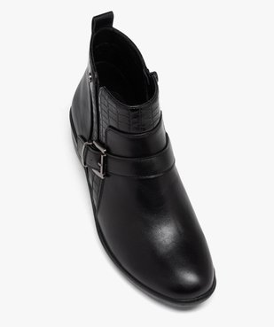 Boots confort avec bride à boucle femme vue5 - GEMO (CONFORT) - GEMO