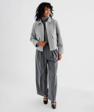 Pull col roulé en maille fine femme vue5 - GEMO 4G FEMME - GEMO