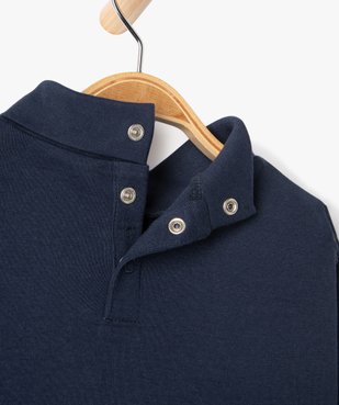 Tee-shirt manches longues et col roulé uni bébé garçon vue2 - GEMO(BEBE DEBT) - GEMO