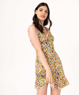 Robe sans manches en maille imprimée femme vue1 - GEMO(FEMME PAP) - GEMO