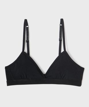 Soutien-gorge triangle à fines bretelles fille vue1 - GEMO 4G FILLE - GEMO