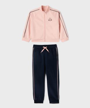 Ensemble de jogging 2 pièces fille vue1 - GEMO (ENFANT) - GEMO