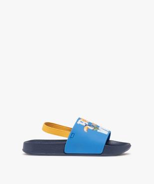 Sandales de piscine motifs animaux avec élastique au talon garçon vue1 - GEMO (PLAGE) - GEMO