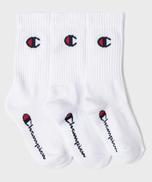 Chaussettes de sport tige haute garçon - Champion (lot de 3) vue1 - CHAMPION USA - GEMO