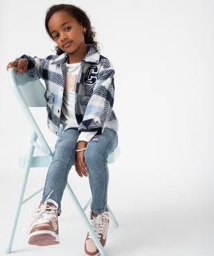 Blouson fille court à carreaux - Camps United vue6 - CAMPS UNITED - GEMO