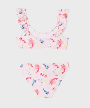 Maillot de bain 2 pièces à motifs sirène fille - Gabby’s Dollhouse vue3 - GABBY - GEMO