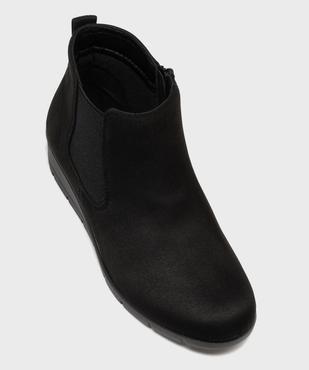 Boots confort à talon compensé femme vue5 - G'FLEX - GEMO