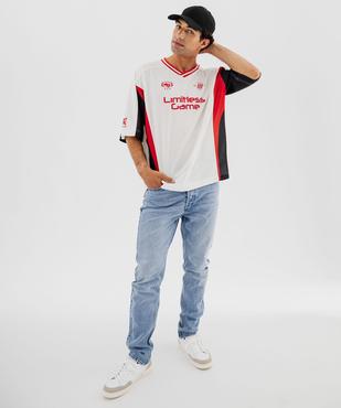 Tee-shirt de sport à manches courtes en mesh homme vue1 - GEMO (HOMME) - GEMO