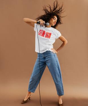 T-shirt col rond imprimé femme - Céline Dion vue6 - CELINE DION - GEMO