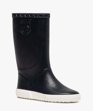 Bottes de pluie garçon unies semelle contrastée – Boatilus vue2 - BOATILUS - GEMO